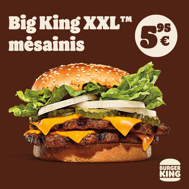 Big King XXL mėsainis