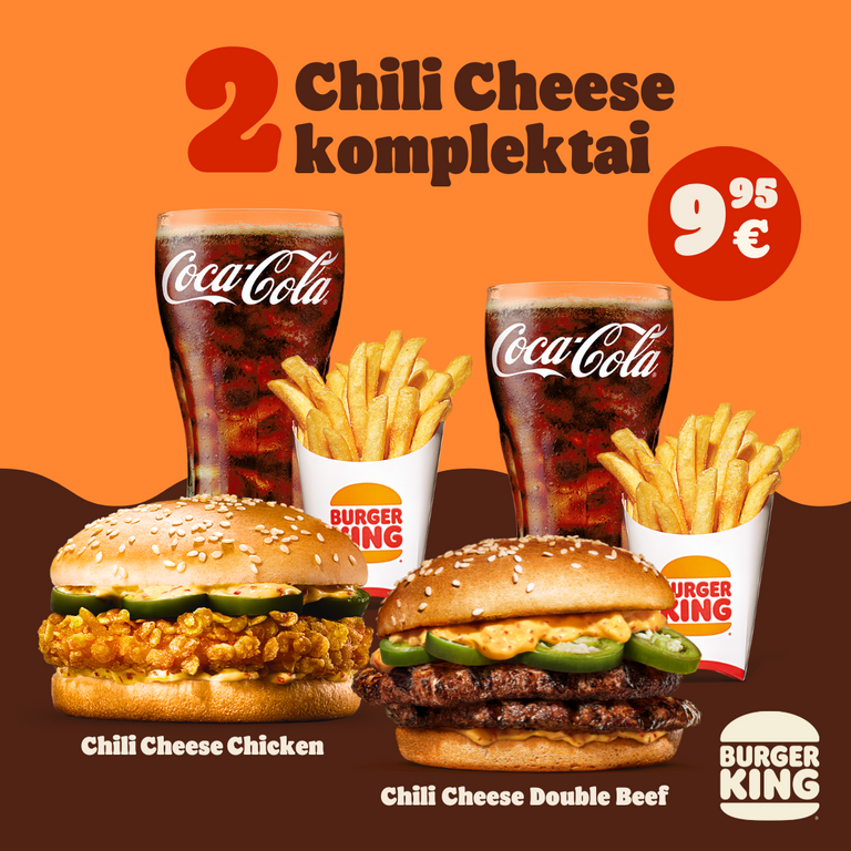 2 Chili Cheese komplektai