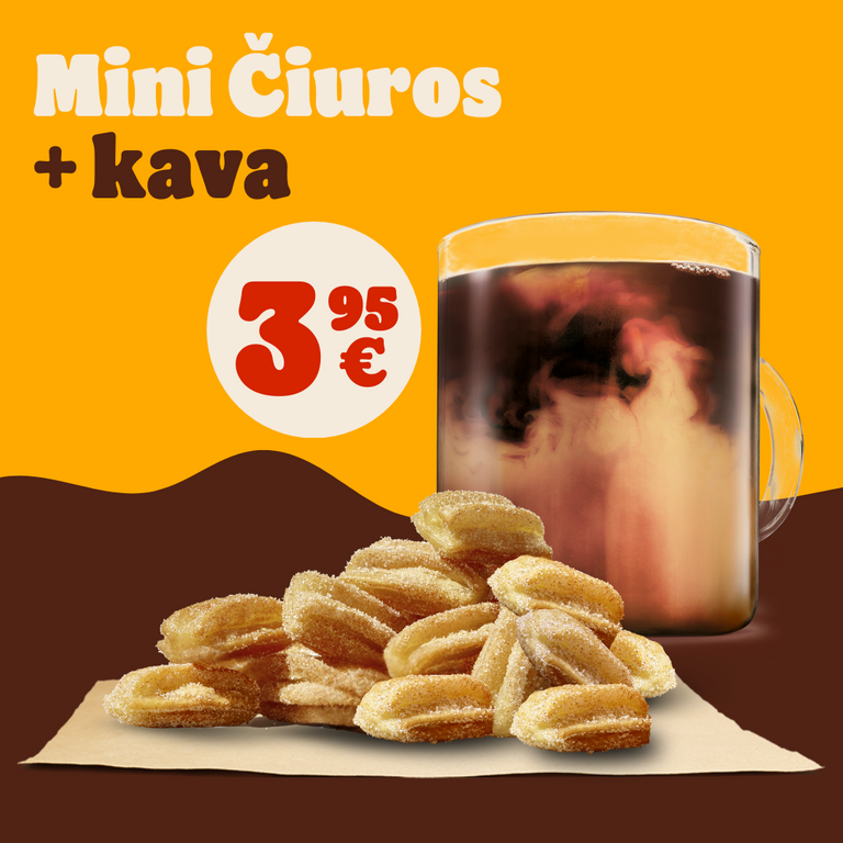 Mini čiuros ir kava