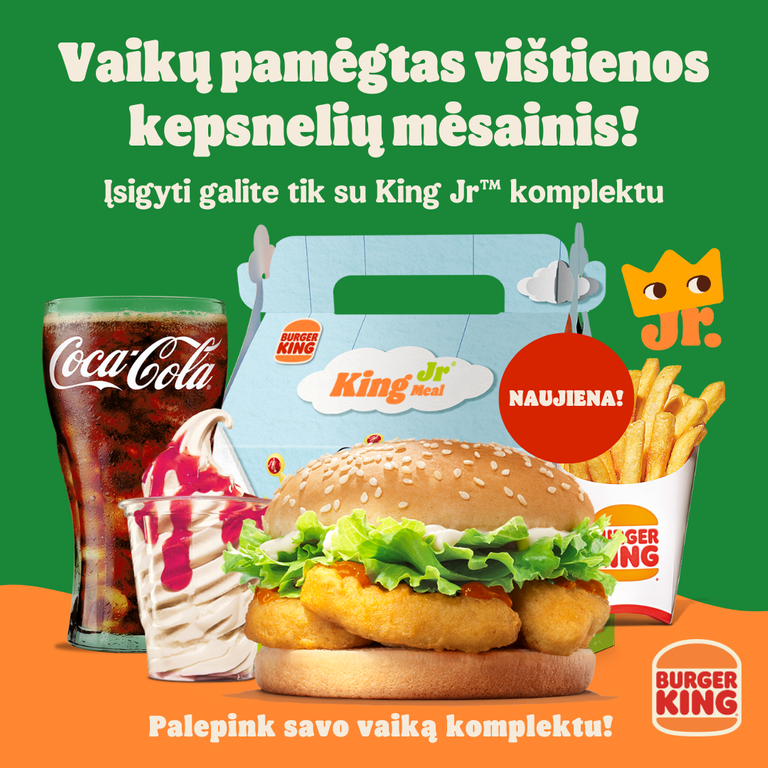 King JR komplektai