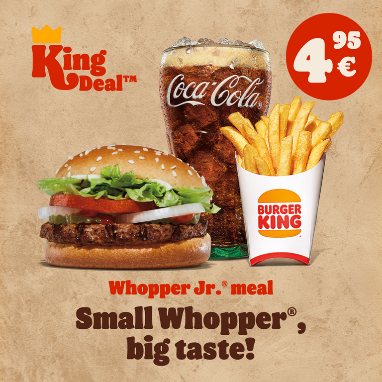 Whopper Jr campaign image