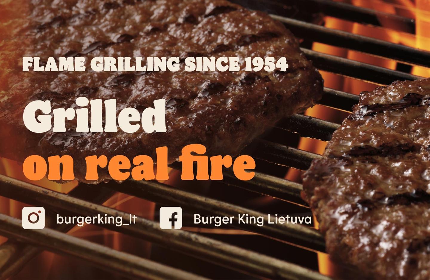 Grilled on real fire